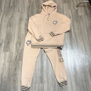 Pink Dolphin varsity sweatsuit vintage